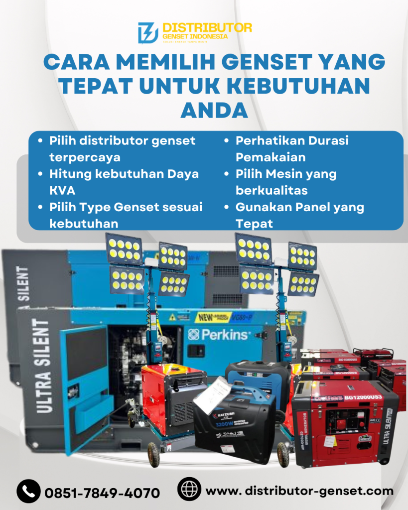 Distributor Genset Indonesia